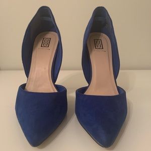 Blue Stiletto Pump